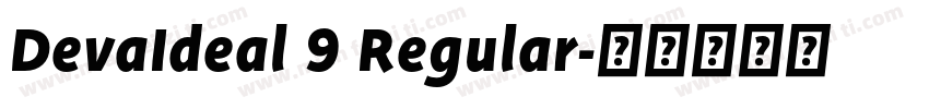 DevaIdeal 9 Regular字体转换